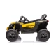 Geltonas elektrinis bagis Can-Am DK-CA003 Elektrinės mašinėlės vaikams