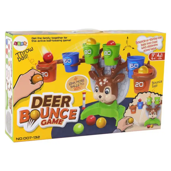 Arkadinis kamuoliukų mėtymo žaidimas Deer Ball Throwing Entertainment Stalo ir sporto žaidimai