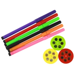 Dinozaurų projektorius su žymekliais ir šablonais