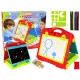 Foldable 2in1 Blackboard Suitcase - Chalk & Marker Magnetinės lentos ir magnetai