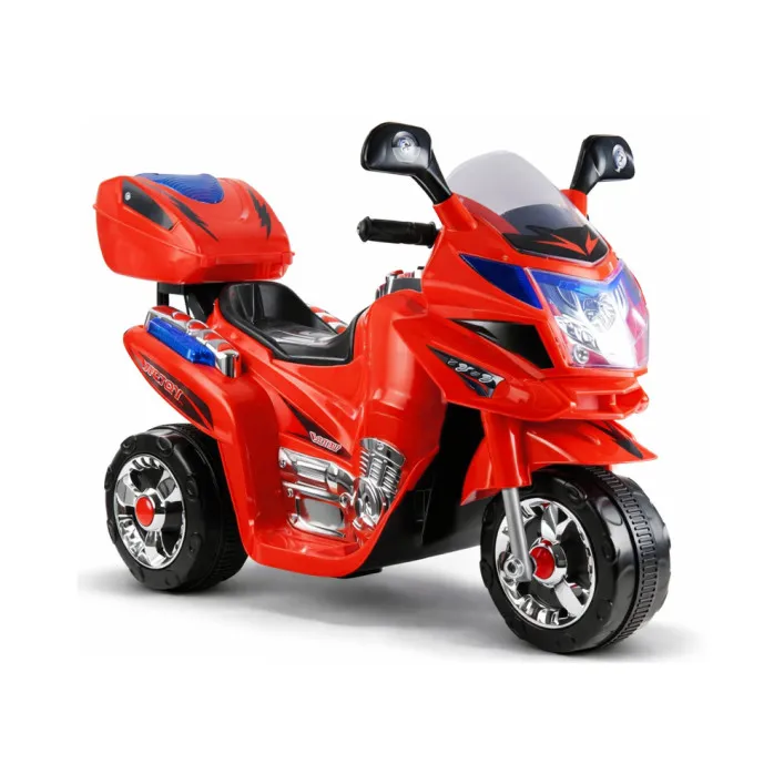 HC8051 raudonas akumuliatorinis motociklas Elektrinės mašinėlės vaikams