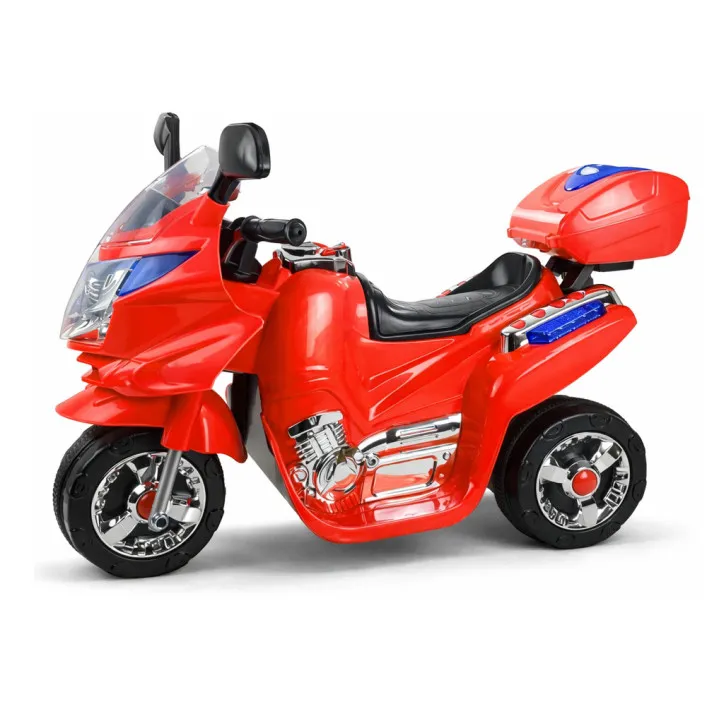 HC8051 raudonas akumuliatorinis motociklas Elektrinės mašinėlės vaikams
