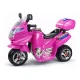 Akumuliatorinis rožinis motociklas HC8051 Elektrinės mašinėlės vaikams