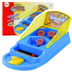 Mini krepšinio žaidimas su kamuolių paleidimo įrenginiu