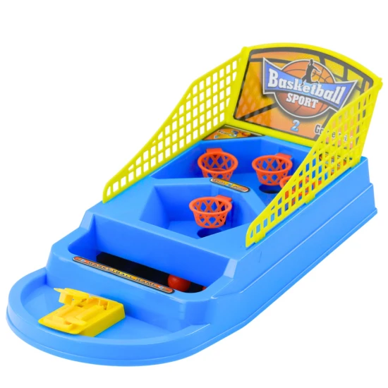 Mini krepšinio žaidimas su kamuolių paleidimo įrenginiu Stalo ir sporto žaidimai