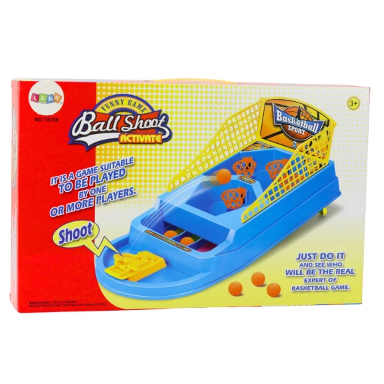 Mini krepšinio žaidimas su kamuolių paleidimo įrenginiu Stalo ir sporto žaidimai
