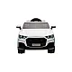 Audi Q7 white electric car