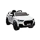 Audi Q7 white electric car