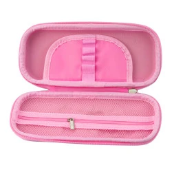 Rožinis vienaragio pieštukų dėklas 23 x 10 x 5 cm