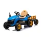 BBH-030 mėlynas akumuliatorinis traktorius