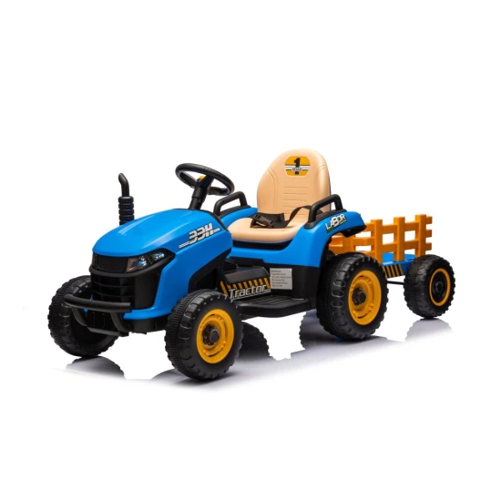 BBH-030 mėlynas akumuliatorinis traktorius