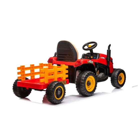 Raudonas elektrinis traktorius BBH-030 Traktoriai