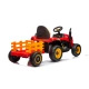 Raudonas elektrinis traktorius BBH-030 Traktoriai