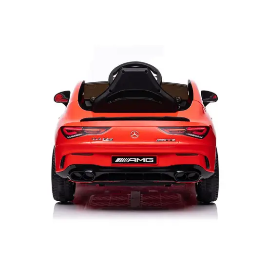 Mercedes CLA 45s AMG raudonas automobilis