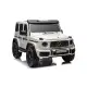 Baltas elektrinis automobilis Mercedes G63 XXL 4x4 Elektrinės mašinėlės vaikams