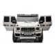 Baltas elektrinis automobilis Mercedes G63 XXL 4x4 Elektrinės mašinėlės vaikams