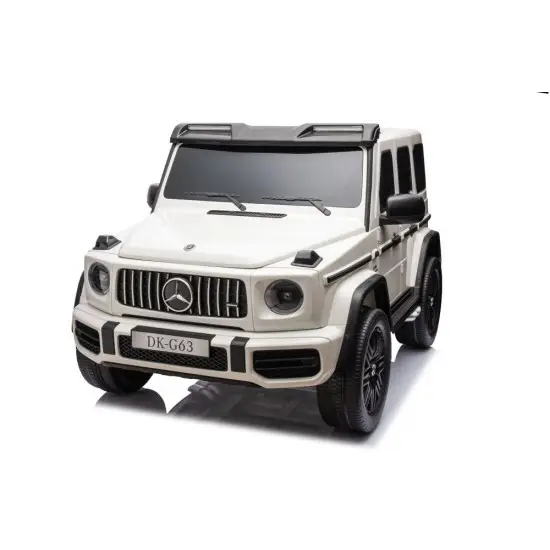 Baltas elektrinis automobilis Mercedes G63 XXL 4x4 Elektrinės mašinėlės vaikams