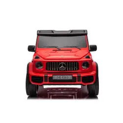 Mercedes G63 XXL raudonas automobilis