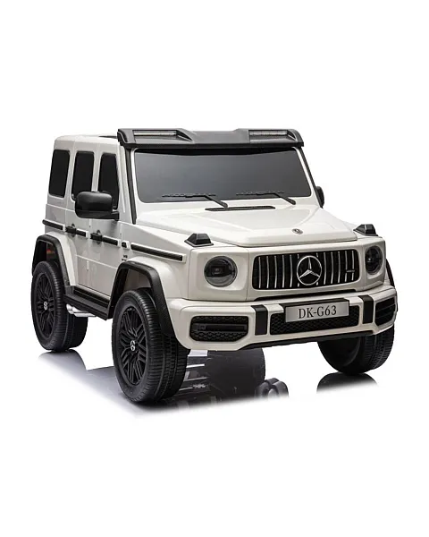 Baltas elektrinis automobilis Mercedes G63 XXL 24V