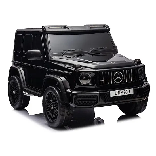 Juodas elektrinis automobilis Mercedes G63 XXL 24V Elektrinės mašinėlės vaikams