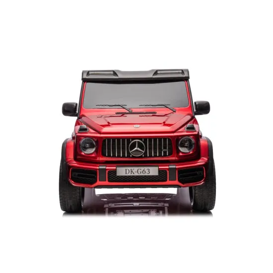 Raudonas elektrinis automobilis Mercedes G63 XXL 24V Elektrinės mašinėlės vaikams
