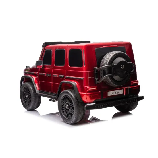 Raudonas elektrinis automobilis Mercedes G63 XXL 24V Elektrinės mašinėlės vaikams