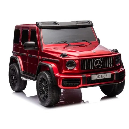 Raudonas elektrinis automobilis Mercedes G63 XXL 24V Elektrinės mašinėlės vaikams