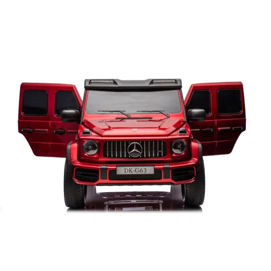 Raudonas elektrinis automobilis Mercedes G63 XXL 24V Elektrinės mašinėlės vaikams