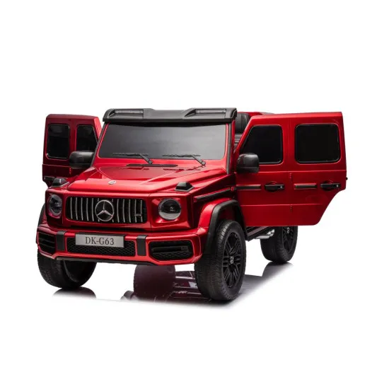 Raudonas elektrinis automobilis Mercedes G63 XXL 24V Elektrinės mašinėlės vaikams