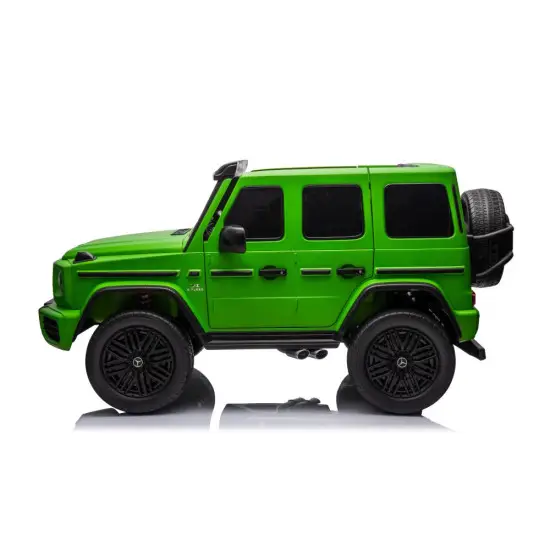 Žalias elektrinis automobilis vaikams Mercedes G63 XXL 24V Elektrinės mašinėlės vaikams