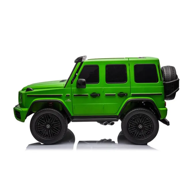 Žalias elektrinis automobilis vaikams Mercedes G63 XXL 24V Elektrinės mašinėlės vaikams