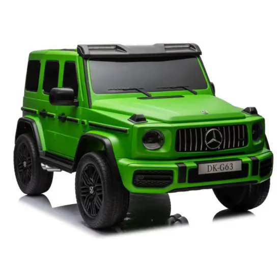 Žalias elektrinis automobilis vaikams Mercedes G63 XXL 24V Elektrinės mašinėlės vaikams