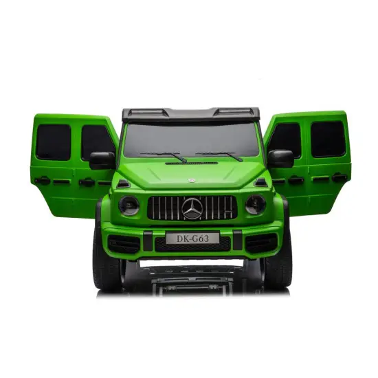 Žalias elektrinis automobilis vaikams Mercedes G63 XXL 24V Elektrinės mašinėlės vaikams