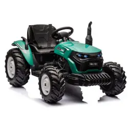 Tamsiai žalias elektrinis traktorius HC-306 24V