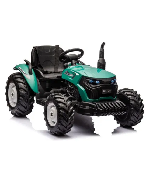 Tamsiai žalias elektrinis traktorius HC-306 24V