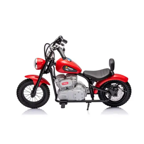 Elektrinis raudonas motociklas A9902