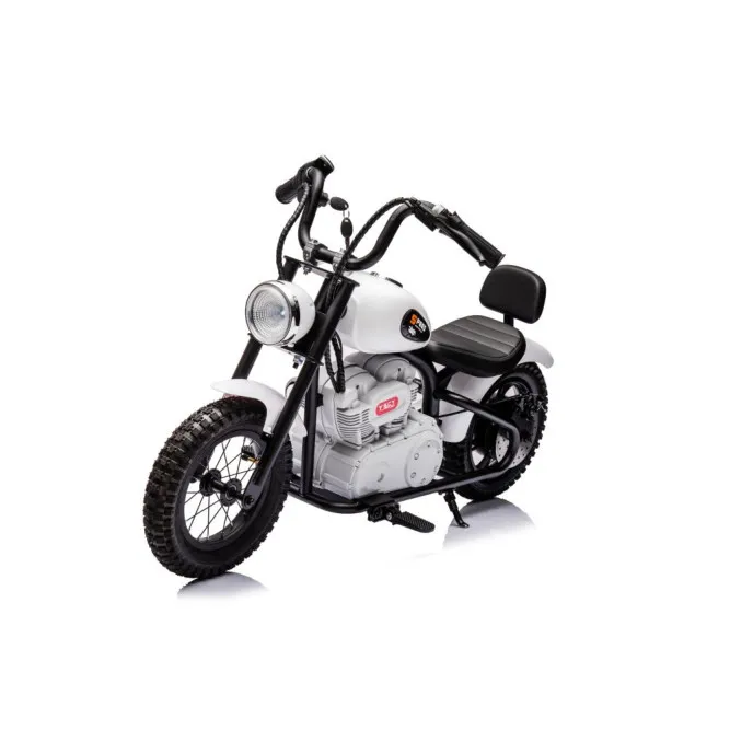 Biały motocykl elektryczny A9902