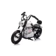 Elektrinis baltas motociklas A9902