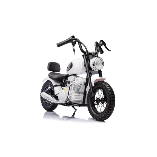 Elektrinis baltas motociklas A9902