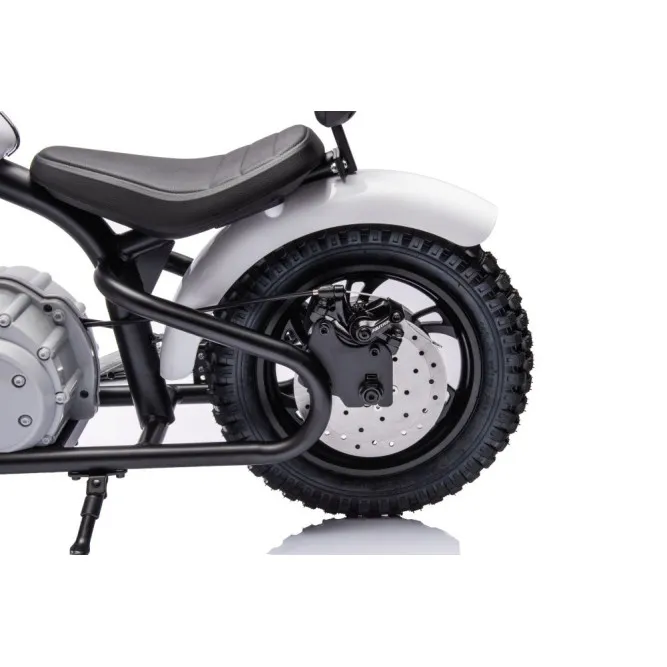 Biały motocykl elektryczny A9902