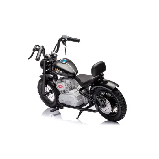 Elektrinis juodas motociklas A9902