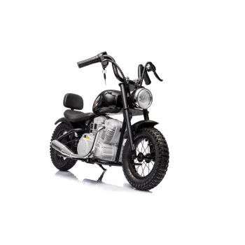 Elektrinis motociklas vaikams A9902, juoda