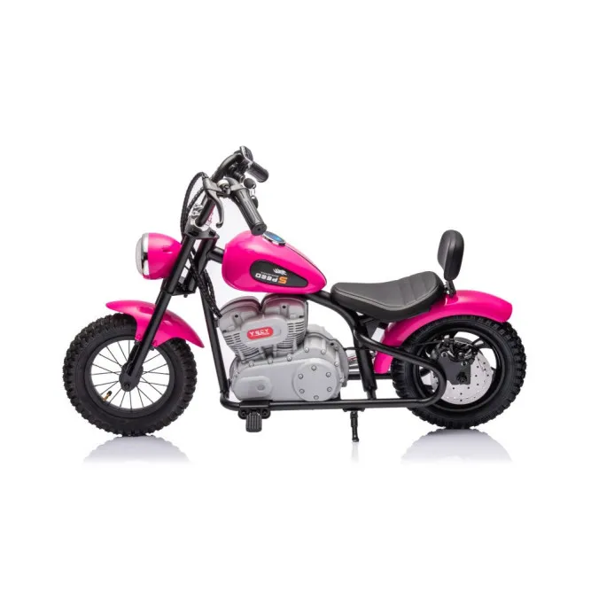 Elektrinis motociklas vaikams A9902, rožinė