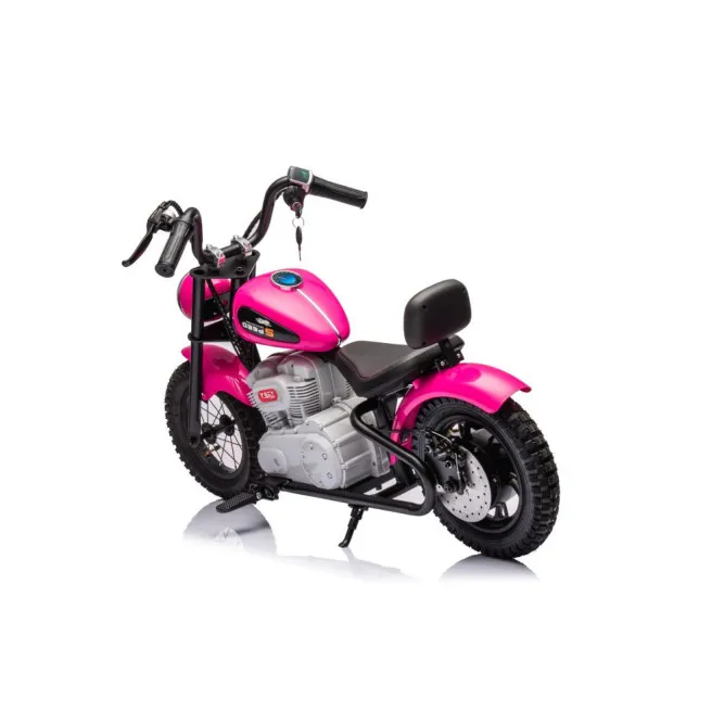 Elektrinis motociklas vaikams A9902, rožinė