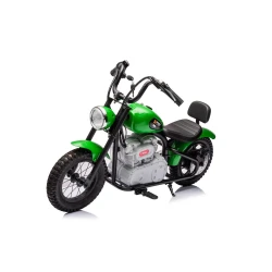 Elektrinis žalias motociklas A9902