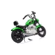 Elektrinis žalias motociklas A9902