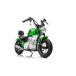Elektrinis žalias motociklas A9902