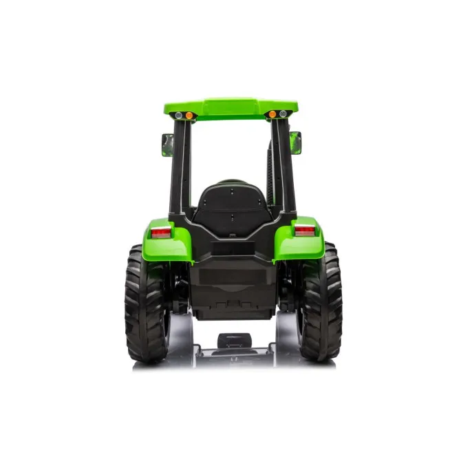 Elektrinis traktorius vaikams A011, žalia