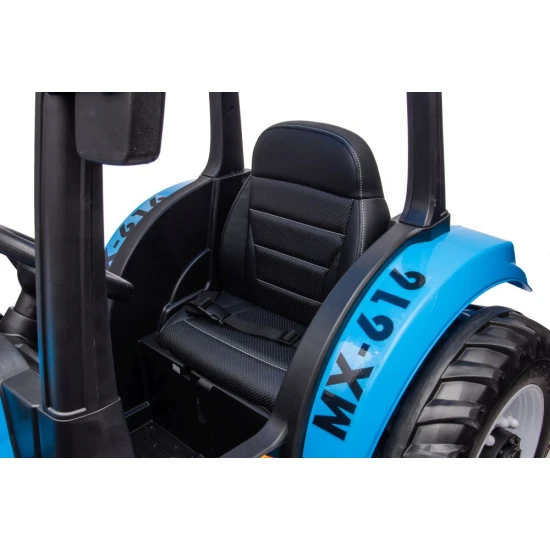 A011 akumuliatorinis mėlynas traktorius