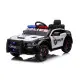 Juodas elektrinis policijos automobilis Dodge Charger Elektrinės mašinėlės vaikams